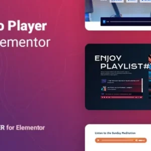 Audier – Audio Player with Controls Builder for Elementor