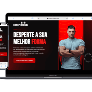 Landingpage para personal trainer