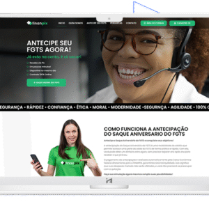 Template Site para Financeira 100% Editável