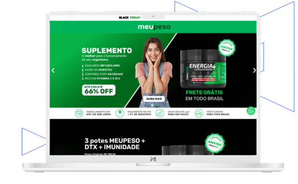 Landingpage para produtos de emagrecimento