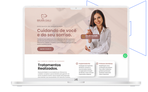 Landingpage para dentistas e clinicas