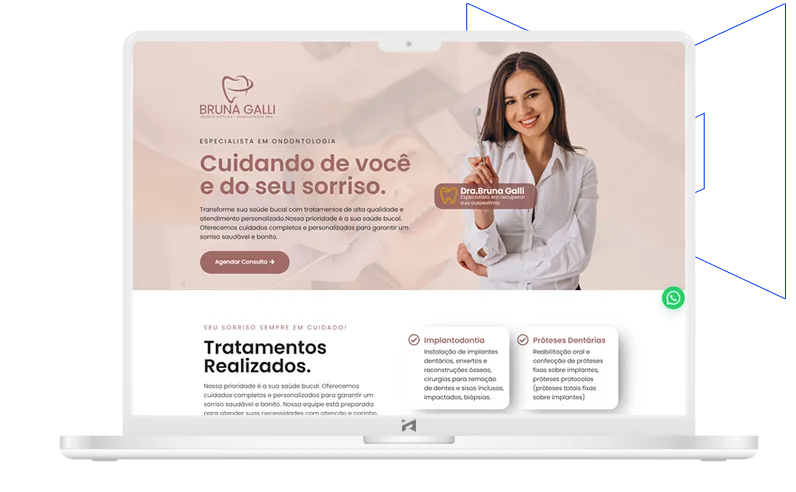 Landingpage para dentistas e clinicas