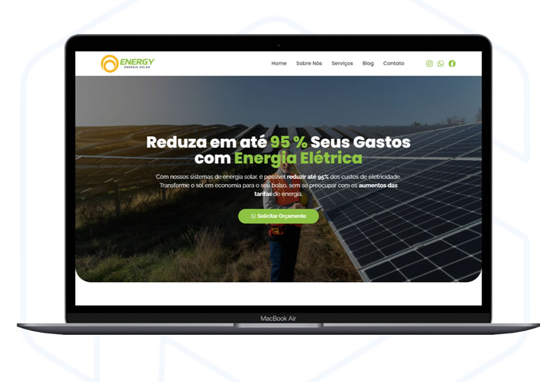 Site para Energia Solar